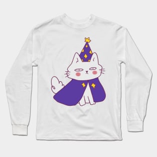 White wizard cat Long Sleeve T-Shirt